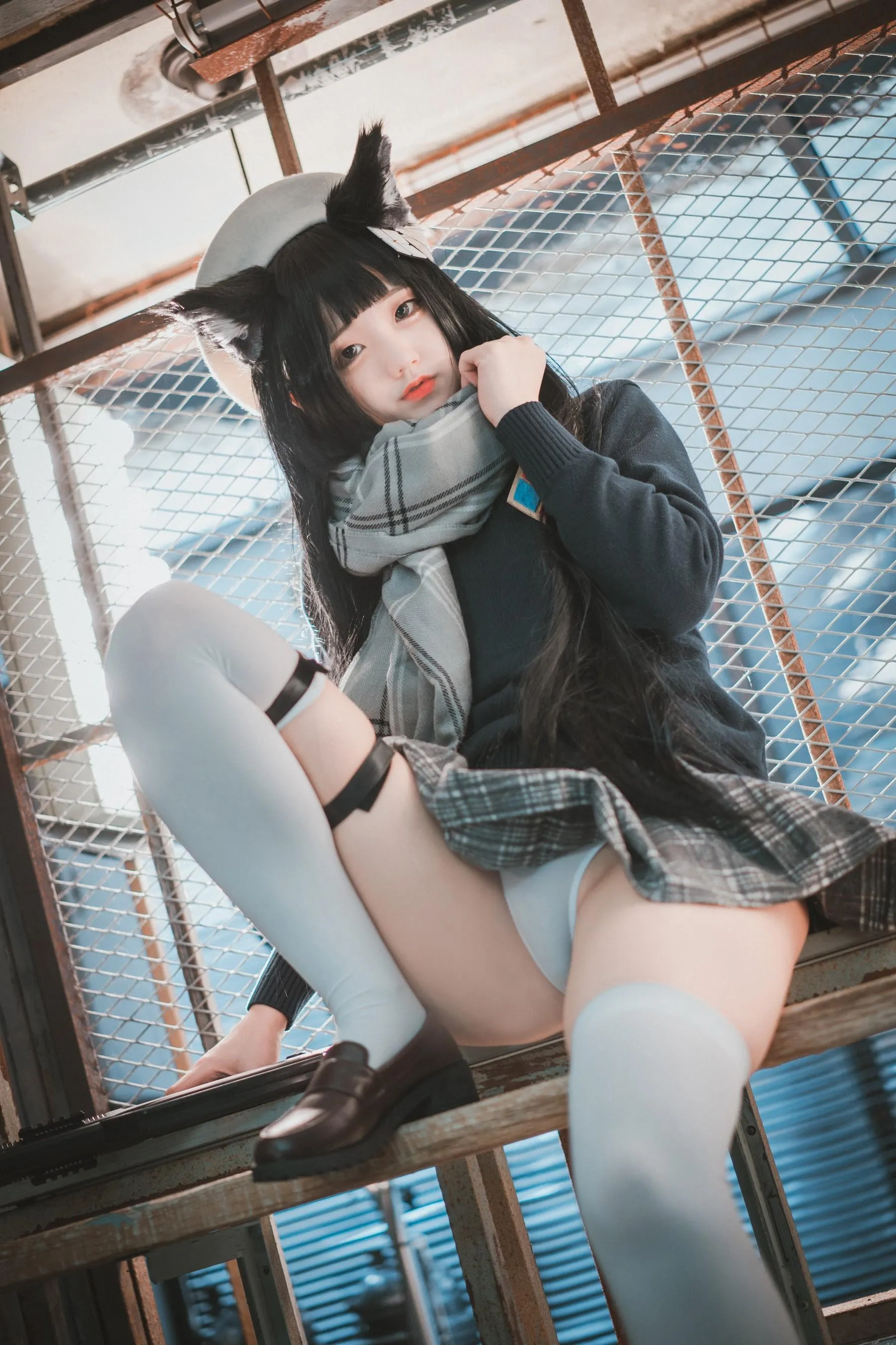 Jenny 정제니 – NO.19 [DJAWA] Type95 Pure White Graduation Girls Frontline [33P]插图2